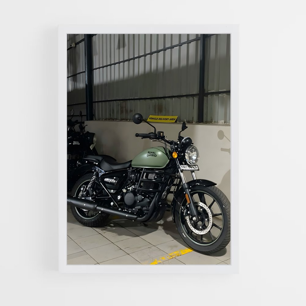 Poster Météore Éblouissant – affiche Royal Enfield (vue 3)